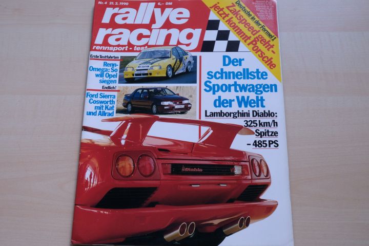 Deckblatt Rallye Racing (04/1990)